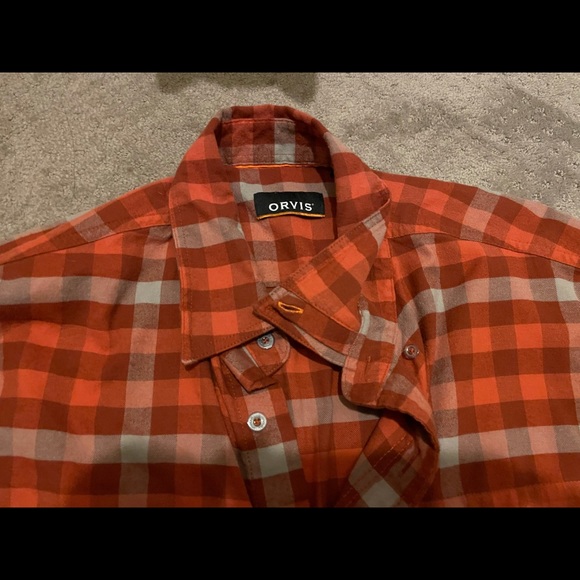 ORVIS Flat Creek Tech Flannels men’s M - Picture 2 of 4